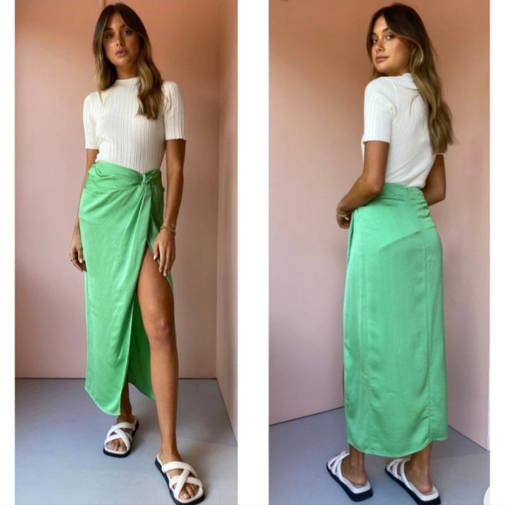 Anna Quan Eyrn Skirt Green